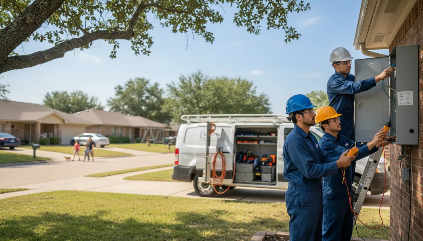Certified electrician providing emergency electrical services in New Ross, IN